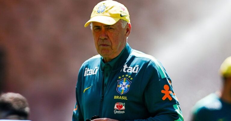 Ancelotti fala sobre escalação da seleção brasileira para o último amistoso da Data Fifa
